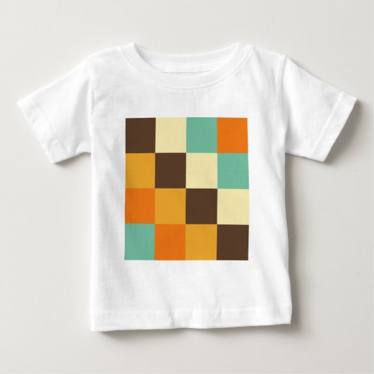 カラー正方形 ベビーTシャツ (正面)