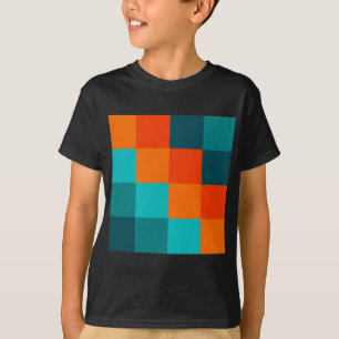 カラー正方形 Tシャツ