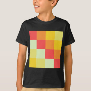 カラー正方形 Tシャツ