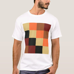 カラー正方形 Tシャツ