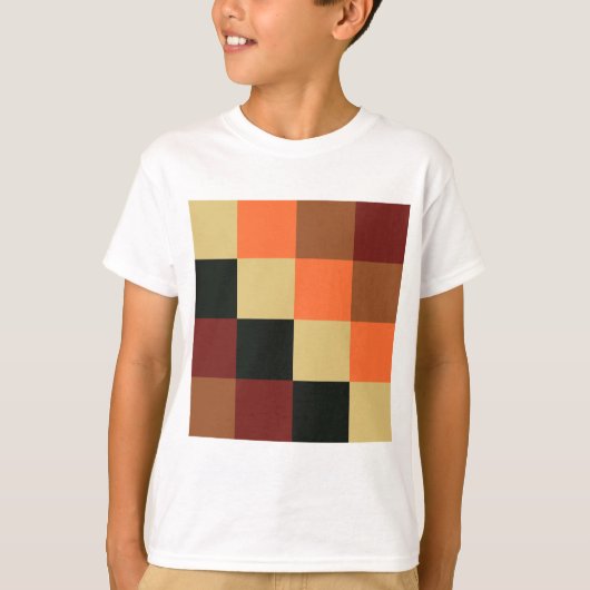 カラー正方形 Tシャツ (正面)