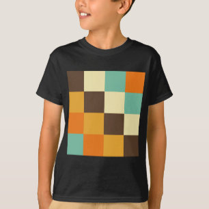 カラー正方形 Tシャツ