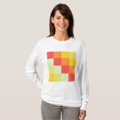 カラー正方形 Tシャツ (正面フル)