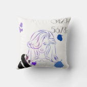 カラー水カラーTouchの(ばちゃばちゃ)跳ねる クッション (裏面)