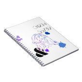 カラー水カラーTouchの（ばちゃばちゃ）跳ねる ノートブック (右側)