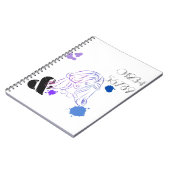 カラー水カラーTouchの（ばちゃばちゃ）跳ねる ノートブック (左側)