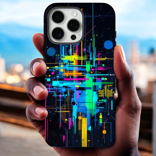 カラー波抽象芸術 Case-Mate iPhoneケース