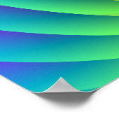 カラー波 ポスター (角)