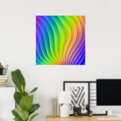 カラー波 ポスター (ホームオフィス)