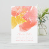 カラー洗浄グラードパーティー 招待状 (スタンド正面)