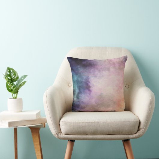 カラー洗浄水彩絵画設計モダン抽象芸術 クッション (椅子)