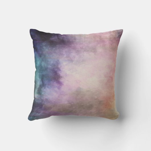 カラー洗浄水彩絵画設計モダン抽象芸術 クッション (裏面)