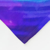 カラー渦:ダイナミックデザイン フリースブランケット (角)