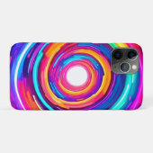 カラー渦：ダイナミックデザイン Case-Mate iPhoneケース (裏面(横))