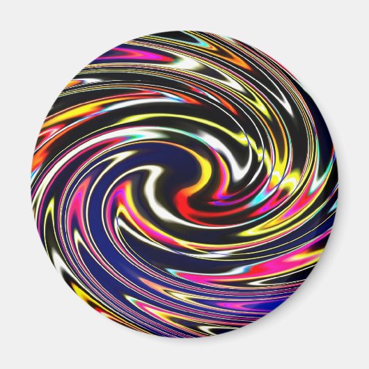 カラー渦 マグネット (正面)