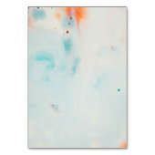 カラー無地のアメリカテーブル番号カード テーブルナンバー (裏面)