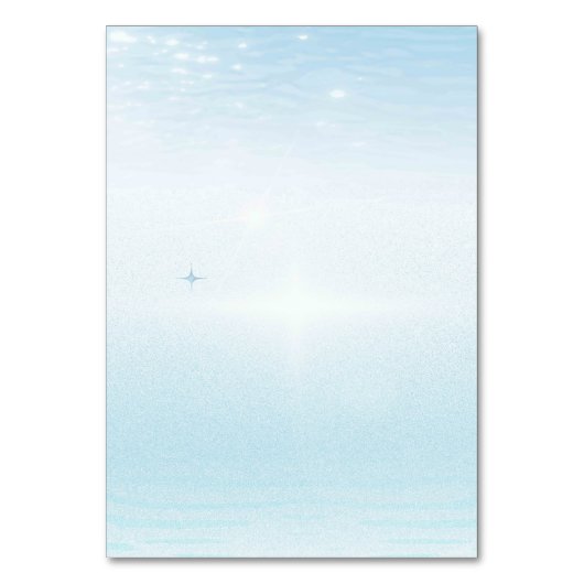 カラー無地のアメリカテーブル番号カード テーブルナンバー (正面)