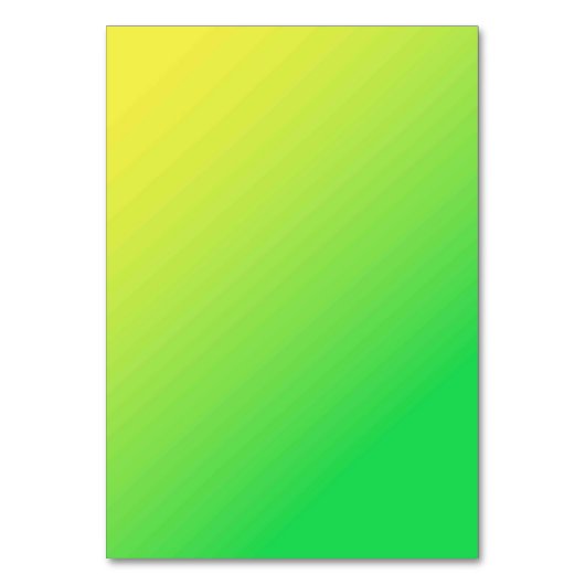 カラー無地のアメリカテーブル番号カード テーブルナンバー (正面)