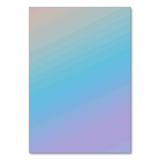 カラー無地のアメリカテーブル番号カード テーブルナンバー (正面)