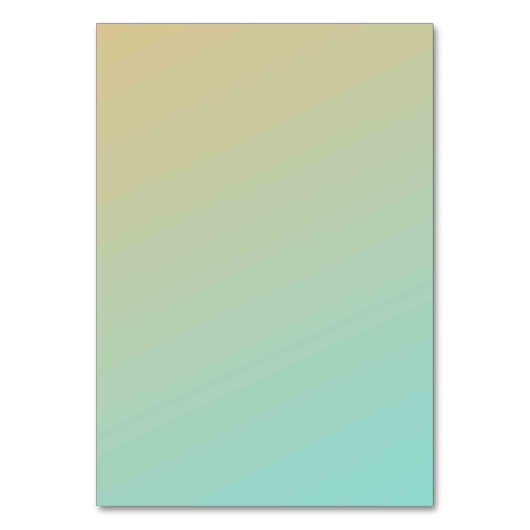 カラー無地のアメリカテーブル番号カード テーブルナンバー (正面)