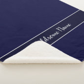 カラー無地のネモダンビーブルースタイリッシュ シェルパブランケット (3/4)