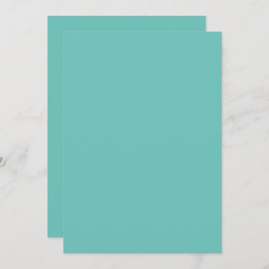 カラー無地のフラット招待状お知らせカード 招待状 (正面/裏面)