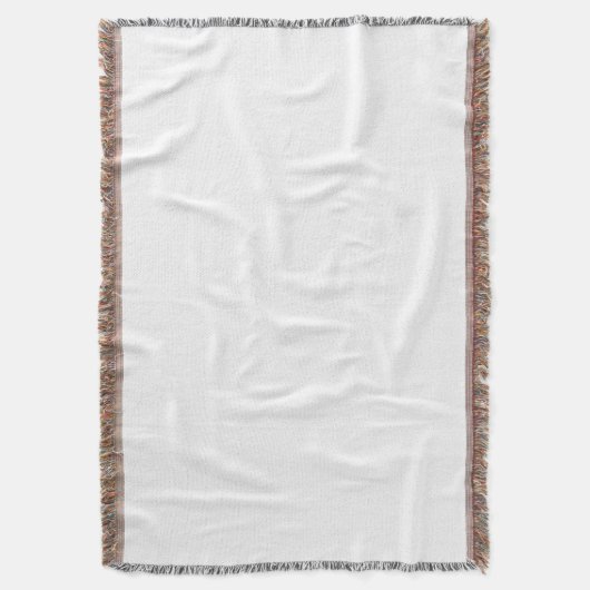 カラー無地のブランケット – ホームパーソナライズされたアクセント スローブランケット (正面縦)