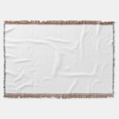 カラー無地のブランケット – ホームパーソナライズされたアクセント スローブランケット (正面)