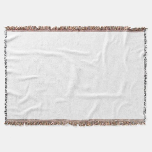 カラー無地のブランケット – ホームパーソナライズされたアクセント スローブランケット (正面)