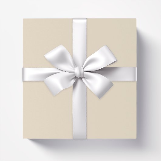 カラー無地のプレーンのシャンパンベージュ ラッピングペーパー