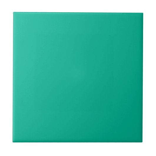 カラー無地のプレーンMint葉の緑 タイル (正面)
