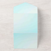 カラー無地の招待状お知らせカード オールインワン招待状 (外側)