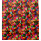 カラー照明はっきりしたシャワーモダンカーテン シャワーカーテン (正面)