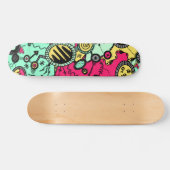 カラー熱狂するドードル スケートボード (横)