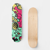 カラー熱狂するドードル スケートボード (正面)