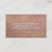 カラー爪、 ネイルポーランドボトル 名刺 (裏面)