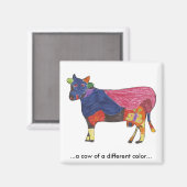カラー牛磁石 マグネット (正面/裏面)