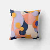 カラー球の融合 クッション (裏面)