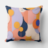 カラー球の融合 クッション (正面)