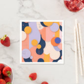 カラー球の融合 スタンダードカクテルナプキン (インサイチュ)