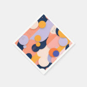 カラー球の融合 スタンダードカクテルナプキン (角)