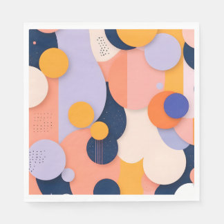 カラー球の融合 スタンダードランチョンナプキン