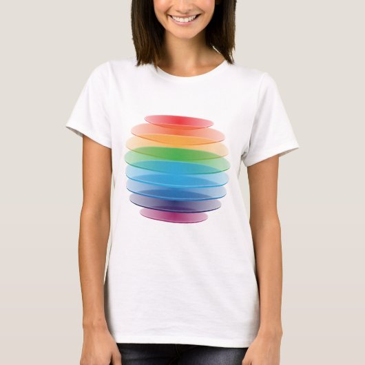 カラー球 Tシャツ (正面)