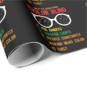 カラー盲目検査眼鏡 ラッピングペーパー (ロールコーナー)