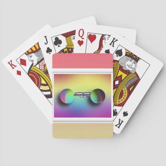 カラー眼鏡 トランプ (裏面)