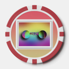 カラー眼鏡 ポーカーチップ