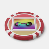 カラー眼鏡 ポーカーチップ (シングル)