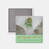 カラー磁石のスプリッツ マグネット (正面/裏面)