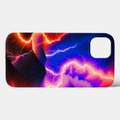 カラー稲妻マウンテンワン Case-Mate iPhoneケース (裏面 (横))