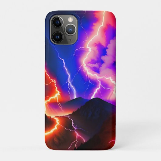 カラー稲妻マウンテンワン Case-Mate iPhoneケース (裏)